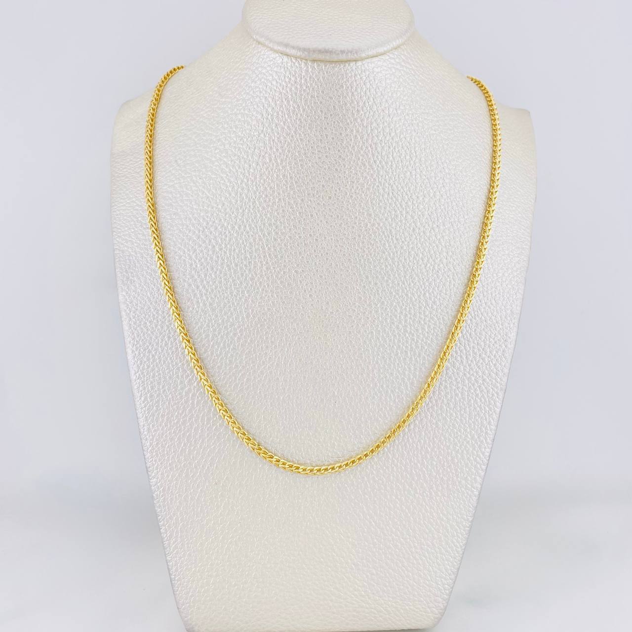 Cadena Franco 7.7g / 60cm / 1.95mm Oro Amarillo 18K