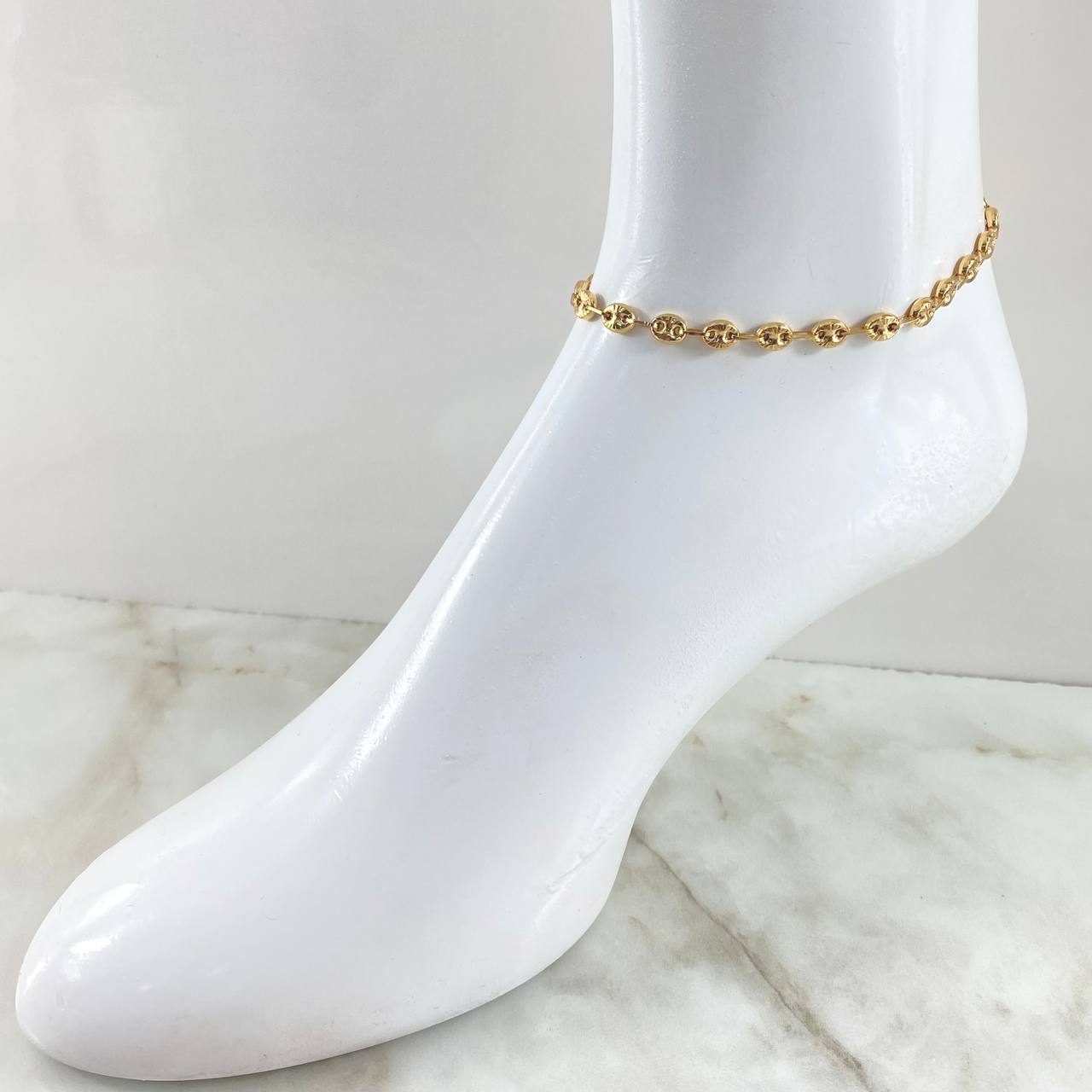 Tobillera GC 6.9gr / 24.5cm / Oro 18K ©