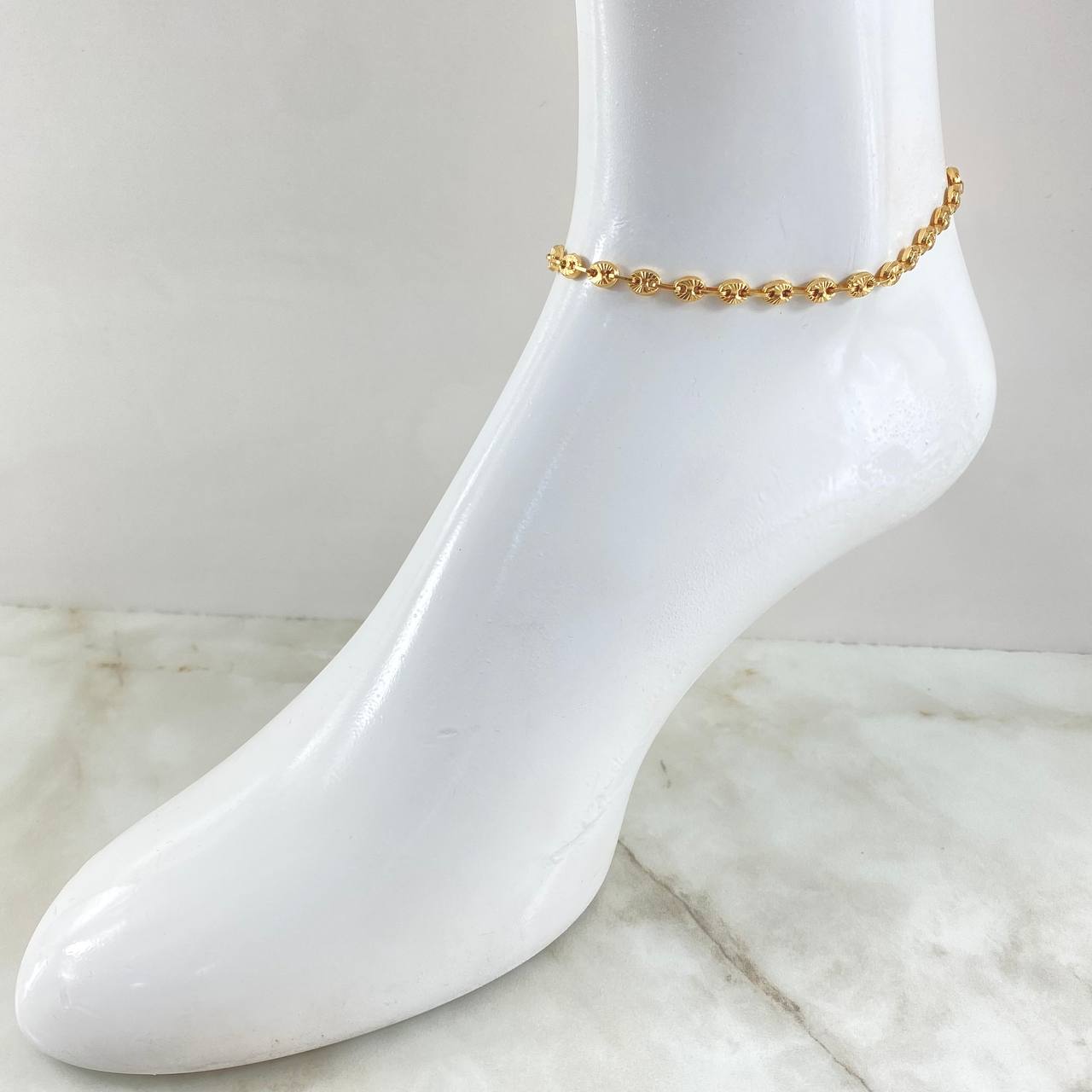 Tobillera GC 5.8gr / 24.5cm / Oro 18K ©