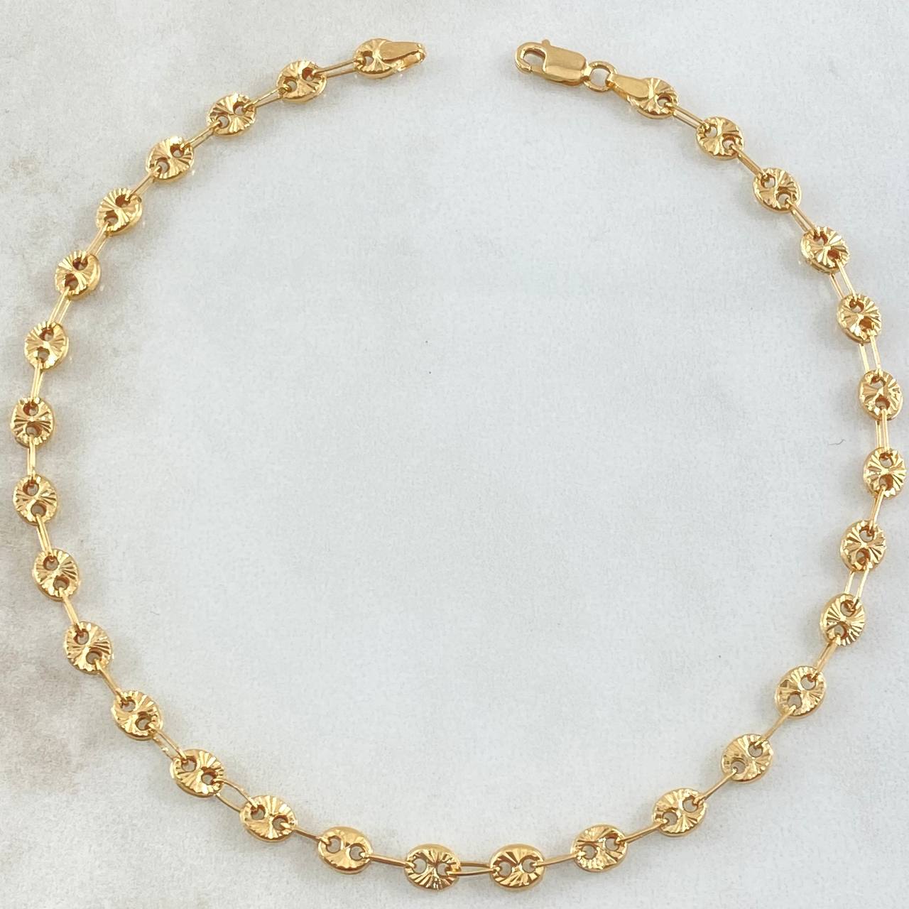 Tobillera GC 4.45gr / 25.5cm / Oro 18K ©
