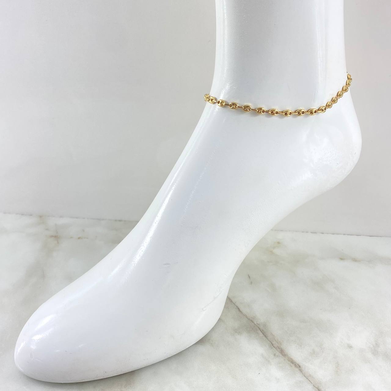 Tobillera GC 3.55gr / 25cm / Oro 18K ©