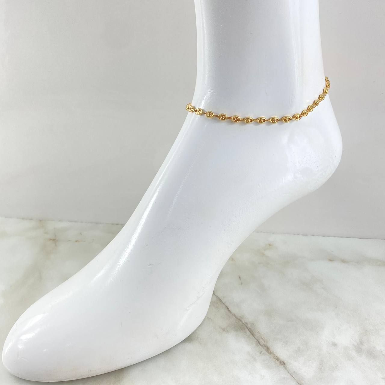 Tobillera GC 3.65gr / 25cm / Oro 18K