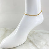 Tobillera GC 3.65gr / 25cm / Oro 18K