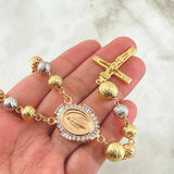 Rosario Virgen Milagrosa 45.9gr / 65cm / Oro 18K ©