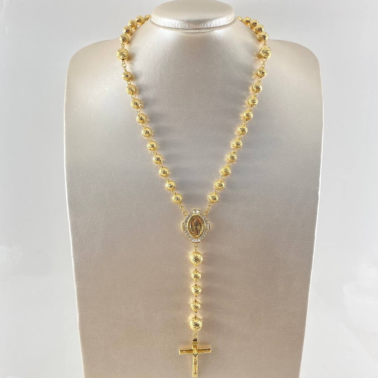 Rosario Virgen Milagrosa 48.6gr / 65cm / Oro 18K ©