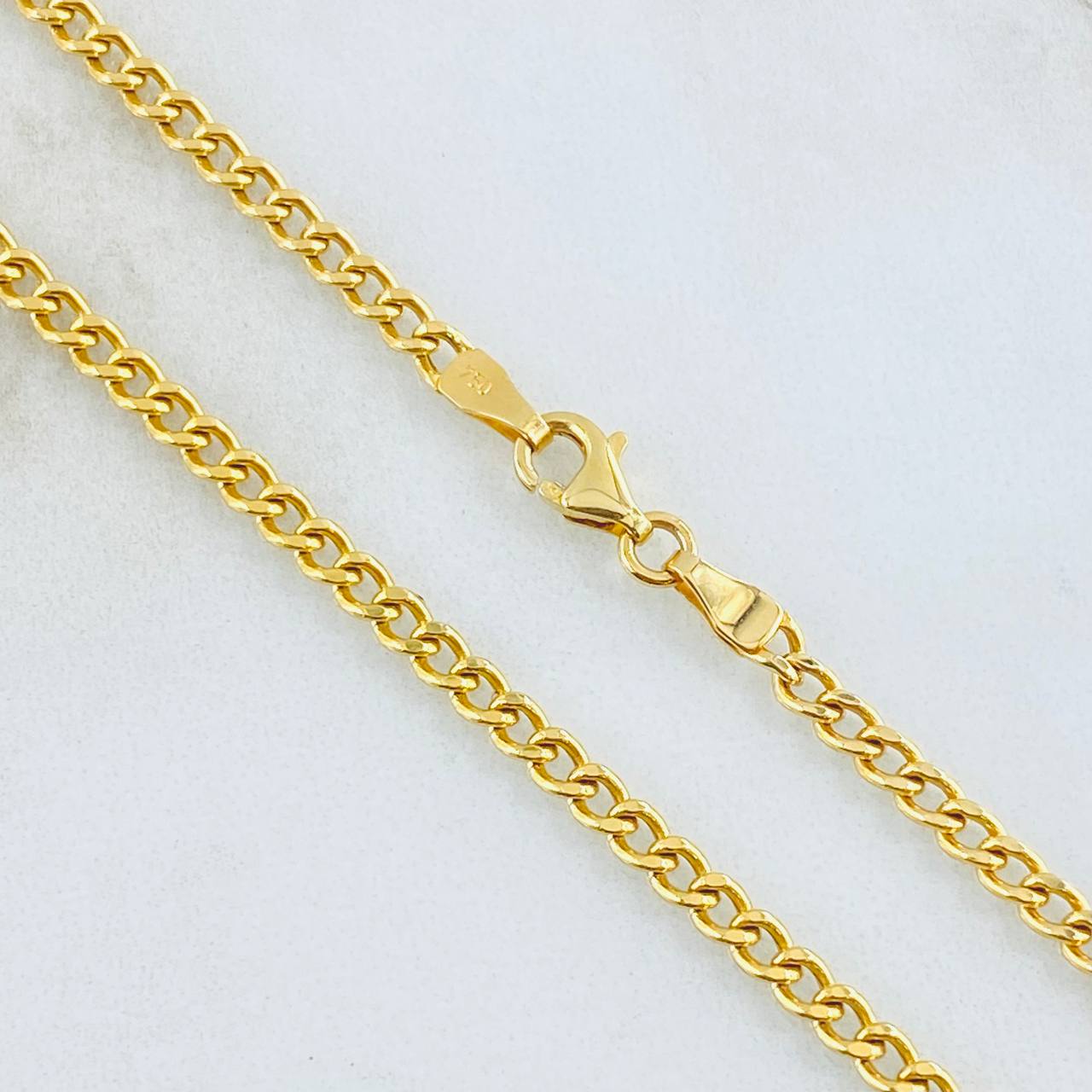 Cadena Cubana 7.75gr / 60cm / Oro Amarillo +1 18K
