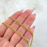 Cadena Cubana 7.75gr / 60cm / Oro Amarillo +1 18K