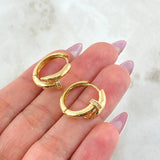 Candongas Clavo 5.15gr / 1.8cm / Oro Amarillo 18K