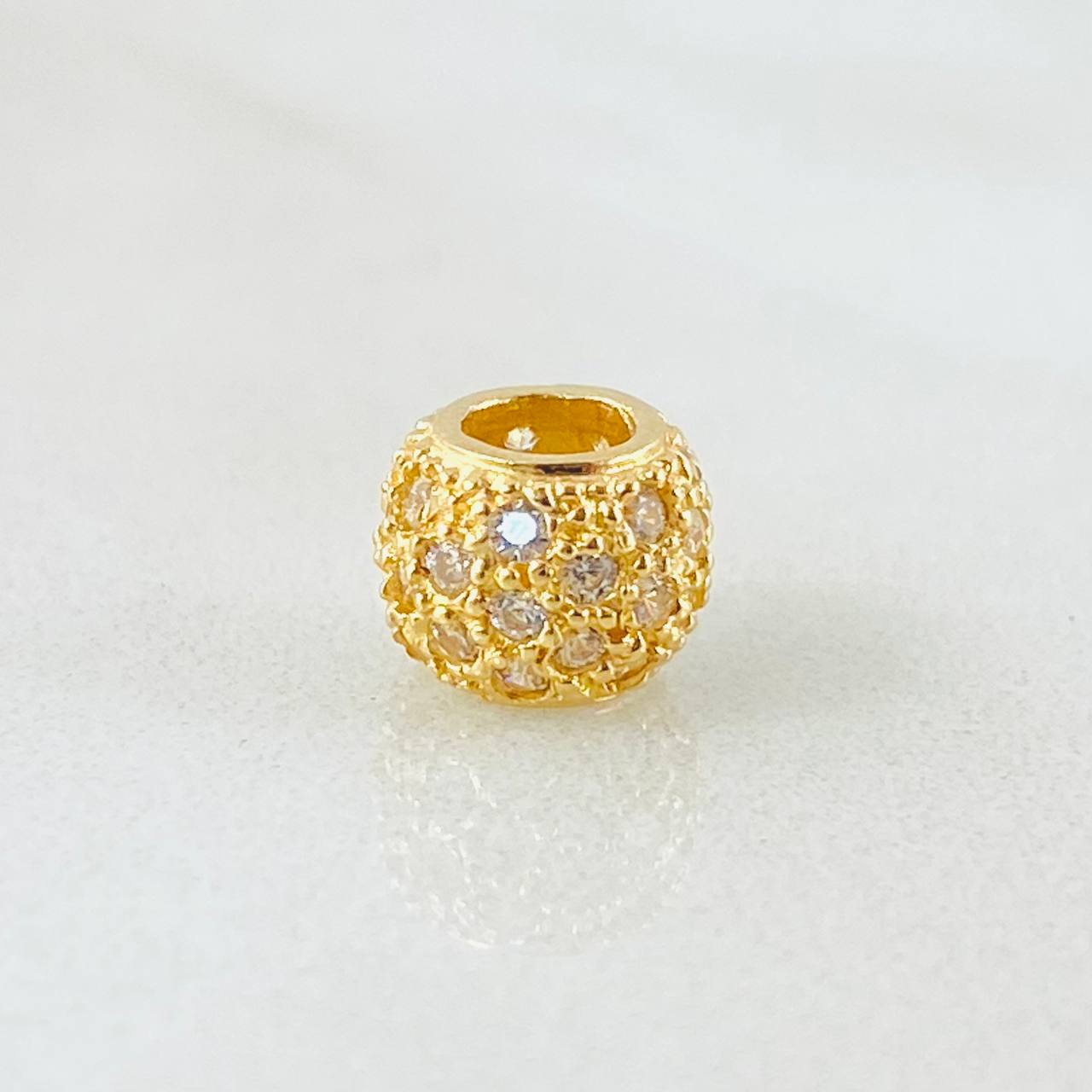 Herraje Bola De Fuego 0.85gr / Oro Amarillo 18K