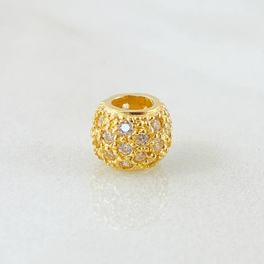 Herraje Bola De Fuego 0.85gr / Oro Amarillo 18K