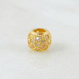 Herraje Bola De Fuego 0.85gr / Oro Amarillo 18K