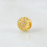 Herraje Bola De Fuego 0.85gr / Oro Amarillo 18K