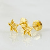 Topos Estrella Bordeada 0.75gr / Oro Amarillo 18K