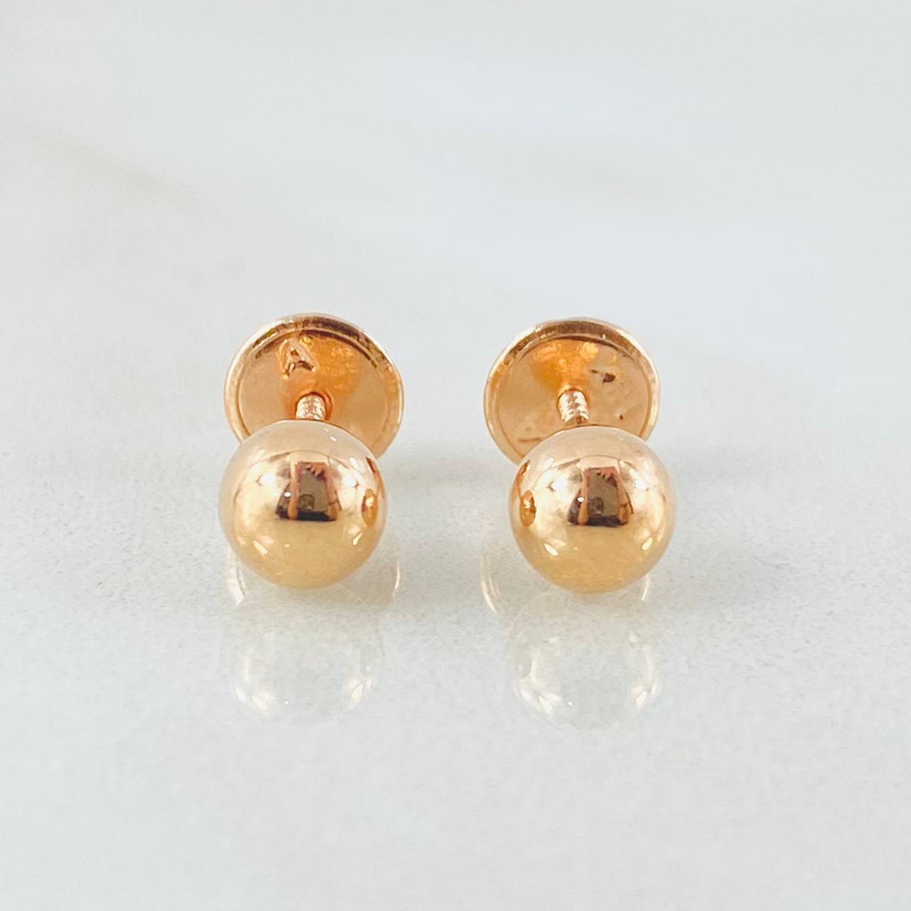 Topos Bola 0.55gr / Oro Rosa 18K