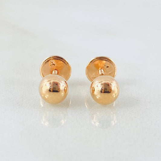 Topos Bola 0.55gr / Oro Rosa 18K