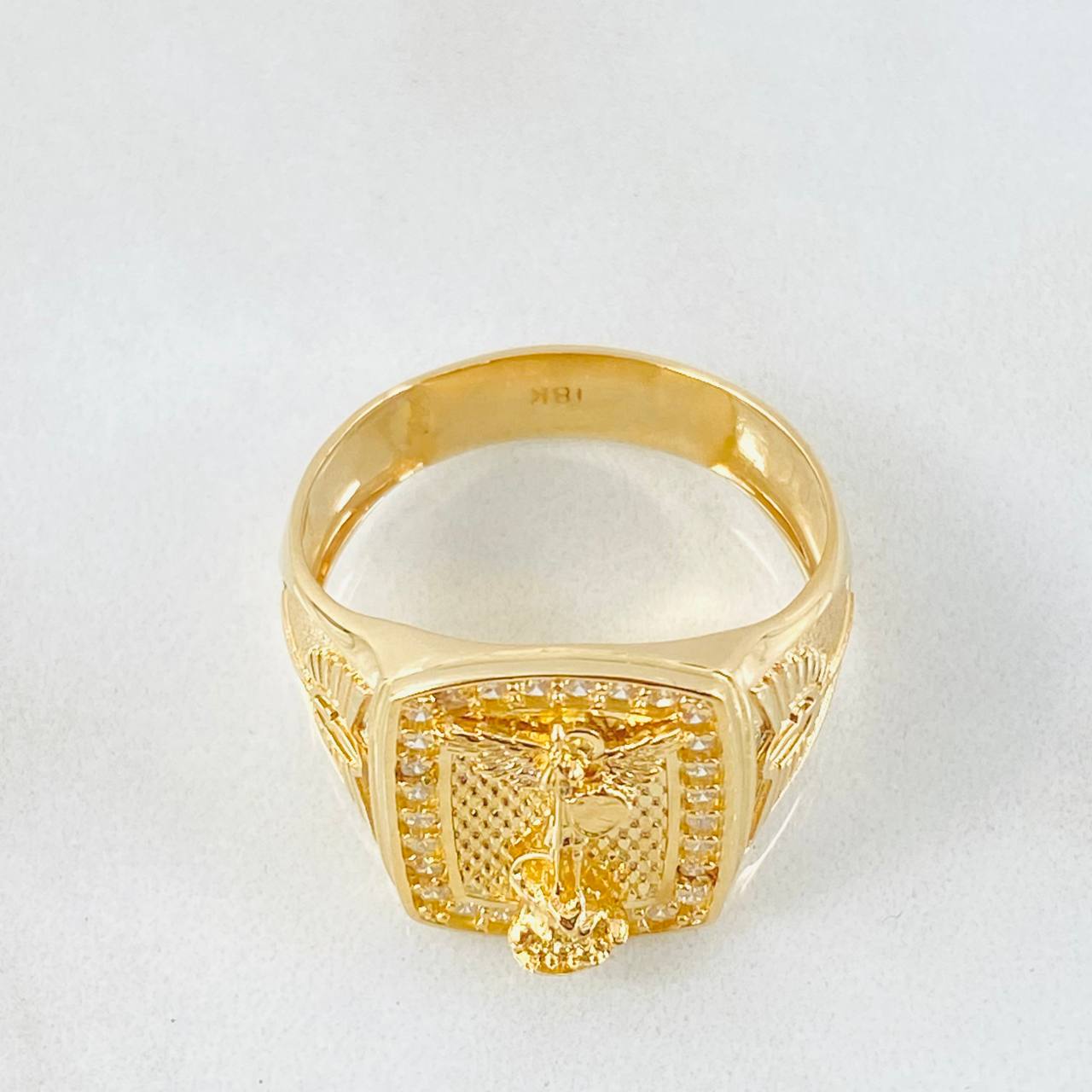 Anillo San Miguel Espada Sagrada 7.6gr / T11 / Oro Amarillo 18K ©