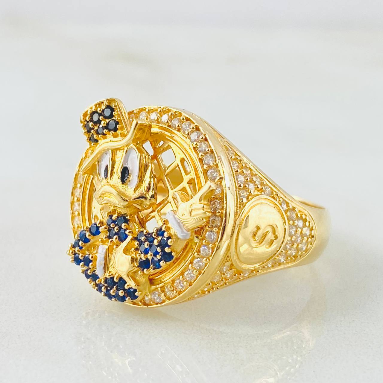 Anillo Pato 12.2gr / T11 / Oro Amarillo 18K ©