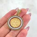 Dije San Benito 8.35gr / 4cm / Oro Amarillo 18K