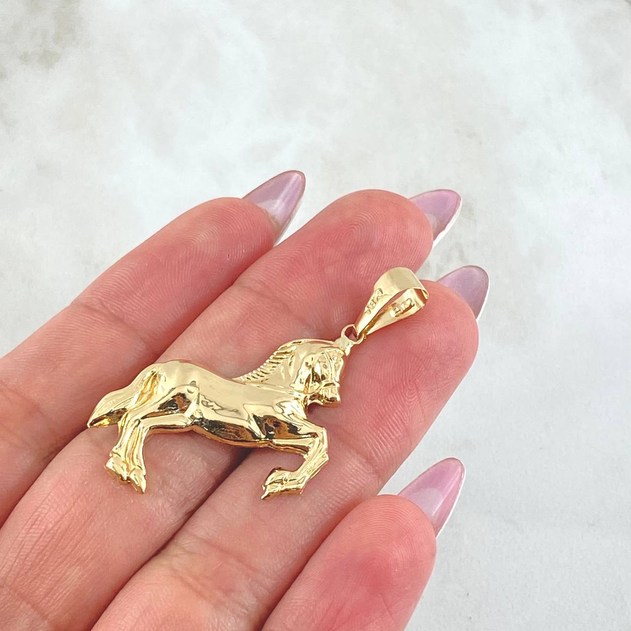 Dije Caballo 2gr / 4cm / Oro Amarillo 18K ©