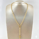 Rosario Virgen Milagrosa 12.7gr / 50cm / 5mm - 6mm Oro Amarillo 18K *
