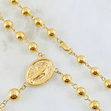 Rosario Virgen Milagrosa 12.45gr / 50cm / Oro Amarillo 18K ©