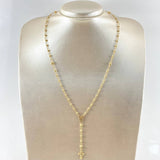 Rosario Virgen Milagrosa 6.4gr / 55cm / 3mm-4mm Oro Amarillo 18K *