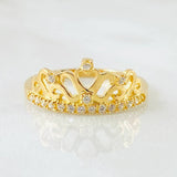 Anillo Corona 2.85gr / T8 / Oro Amarillo 18K *
