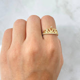 Anillo Corona 2.85gr / T8 / Oro Amarillo 18K *