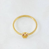Anillo Buho 1.55gr / T7 1/4 / Oro Amarillo 18K *