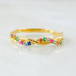 Anillo Entrelazado 1.8gr / T7 1/4 / Oro Amarillo 18K *