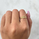 Anillo Fe 1.9gr / T5 1/2 / Oro Amarillo 18K