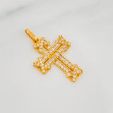Dije Cruz Imperial 2.5g / 3cm Oro Amarillo 18K