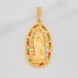 Dije Virgen Guadalupe 8.2g / 4.5cm Oro Amarillo 18K