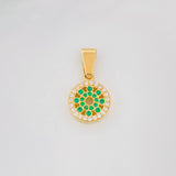 Dije Circulo Tupido 1.9g / 2cm Oro Amarillo 18K