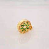Dije Circulo Tupido 1.9g / 2cm Oro Amarillo 18K