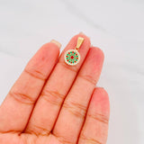 Dije Circulo Tupido 1.9g / 2cm Oro Amarillo 18K