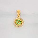 Dije Circulo Tupido 1.95g / 2cm Oro Amarillo 18K