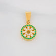 Dije Circulo Tupido 1.9g / 2cm Oro Amarillo 18K