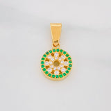 Dije Circulo Tupido 1.9g / 2cm Oro Amarillo 18K
