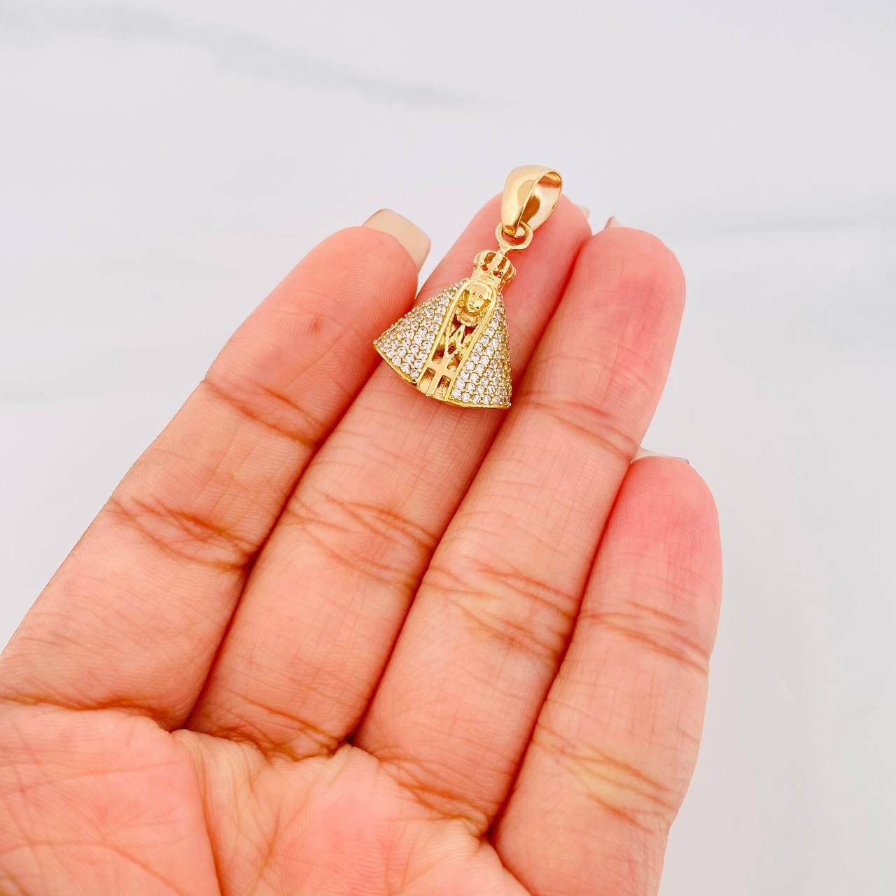 Dije Virgen Maria 3.3g / 3cm Oro Amarillo 18K
