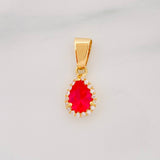 Dije Halo Gota 1.35g / 2cm Oro Amarillo 18K