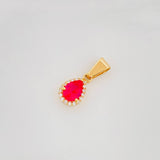 Dije Halo Gota 1.35g / 2cm Oro Amarillo 18K