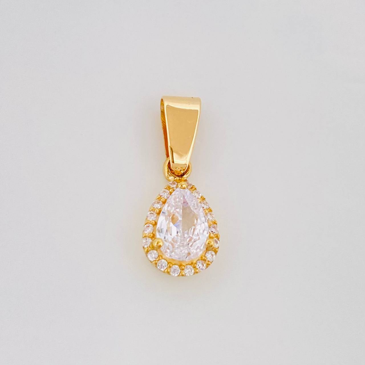 Dije Halo Gota 1.35g / 2cm Oro Amarillo 18K