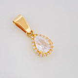 Dije Halo Gota 1.4g / 2cm Oro Amarillo 18K