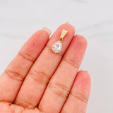 Dije Halo Gota 1.4g / 2cm Oro Amarillo 18K