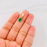 Dije Halo Gota 1.3g / 2cm Oro Amarillo 18K