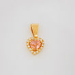 Dije Halo Corazón 1.2g / 1.6cm Oro Amarillo 18K
