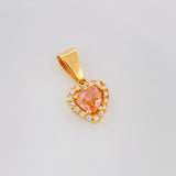 Dije Halo Corazón 1.2g / 1.6cm Oro Amarillo 18K