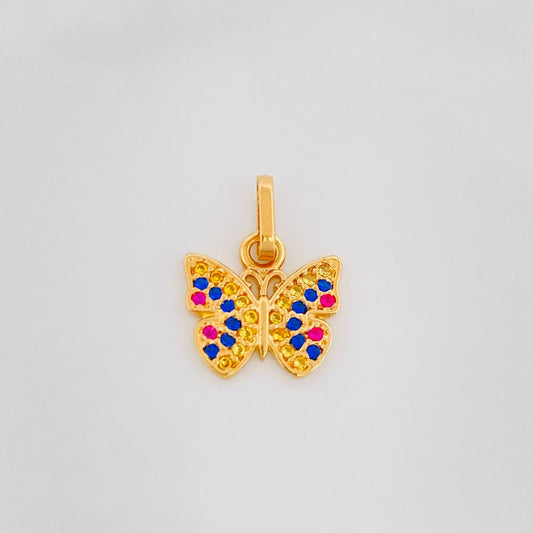 Dije Mariposa 1.2g / 1.6cm Oro Amarillo 18K