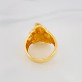 Anillo Virgen del Carmen 11.35g / T10 1/4 Dos Oros Amarillo Blanco 18K